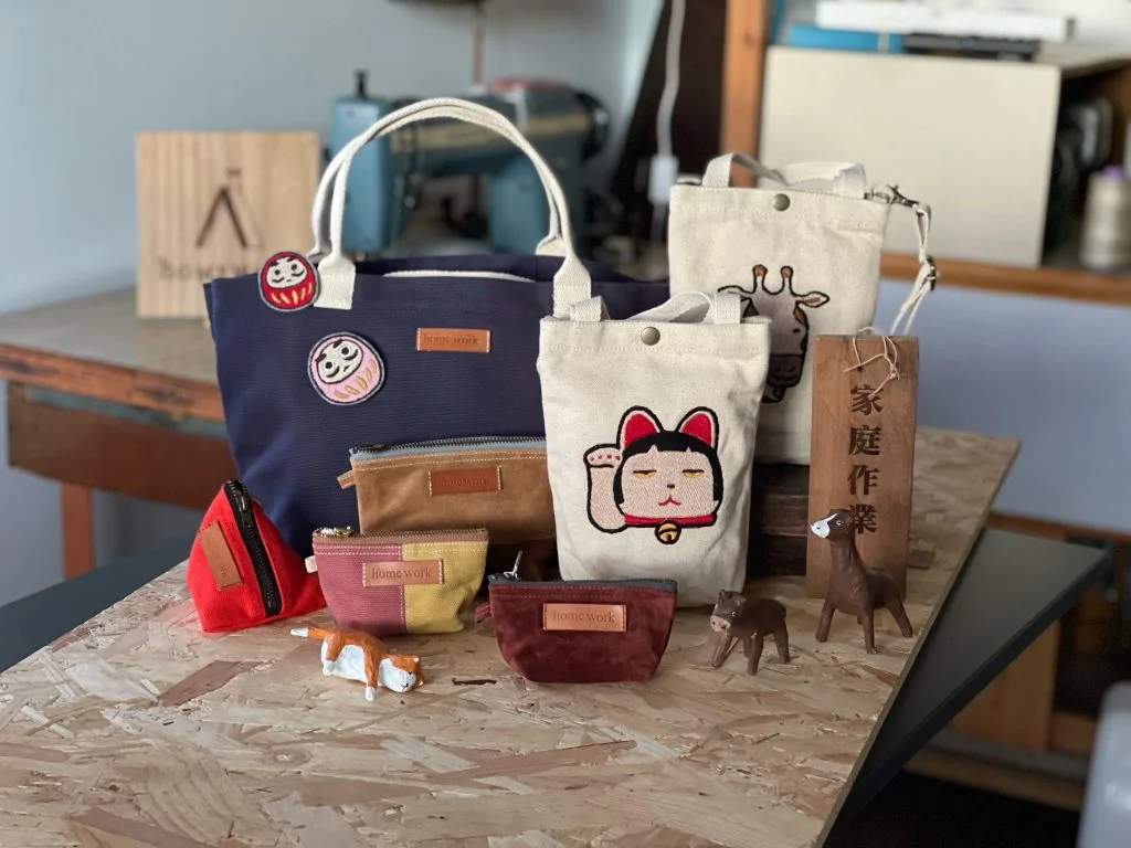 Handmade pieces from the HOMEWORK collection